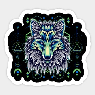 fox space Sticker